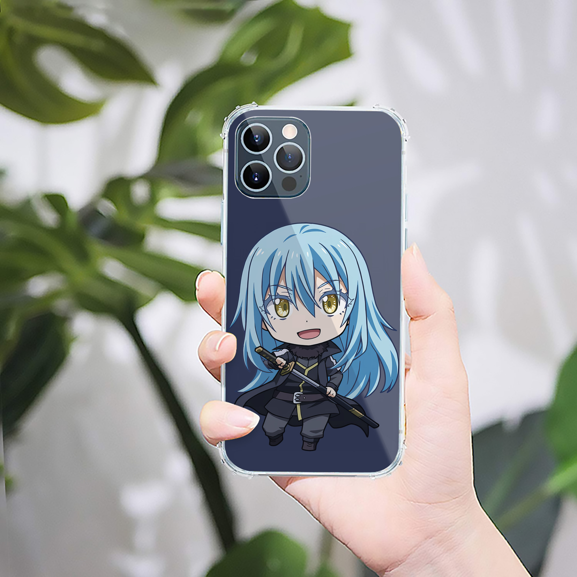（画像用） 転スラ Regarding Reincarnated to Slime 【iPhone 12シリーズ対応】透明スマホケース（クリアソフトケース）